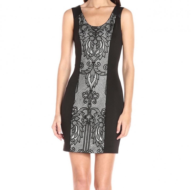 GUESS EFEKTNE BODYCON KLEIT